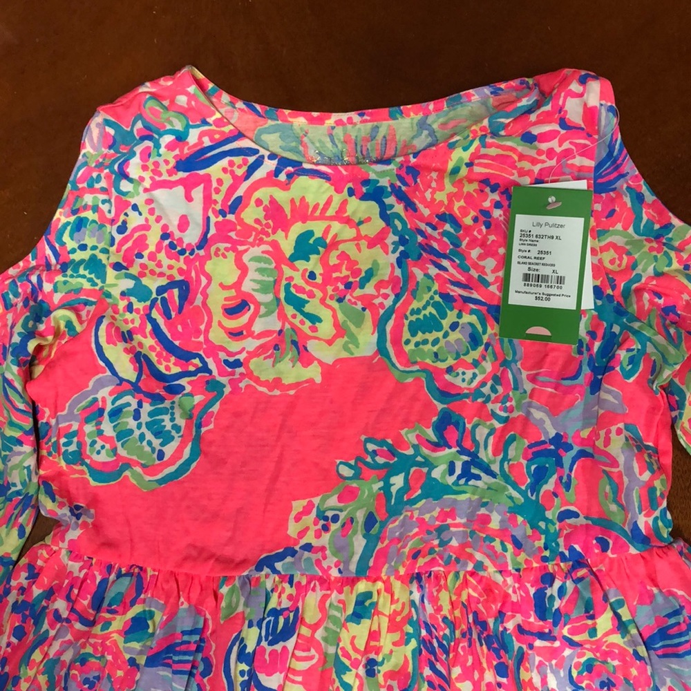 Lilly Pulitzer Coral Reef Linn dress BRAND NEW, NWOT